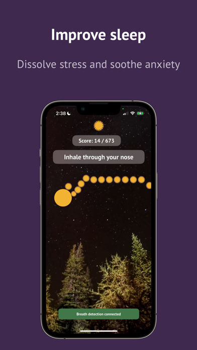 Screenshot #3 pour BreathQuest: Gamify Meditation