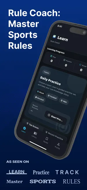 Rule Coach -Sports Rules Learn screenshot 1