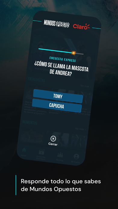 Claro Mundos Opuestos Screenshot