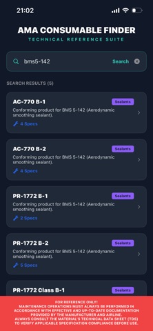 App screenshot