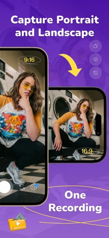 DualCamera recorder : Dual Cam iPhone screenshot