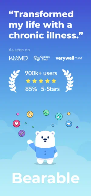 Bearable - Symptom Tracker screenshot 1