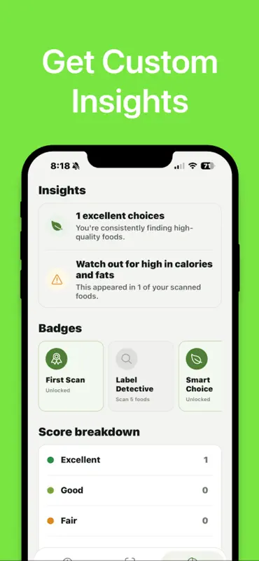 FoodGauge: Food Health Scanner screenshot 4 of 5