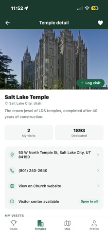 My Temple Tracker Screenshot 4 of 6