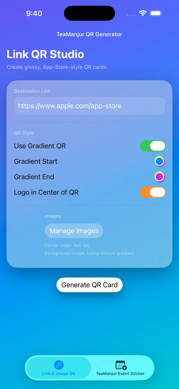 #1. QRCodeApp (iOS) โดย: MANJUR KOLHAR