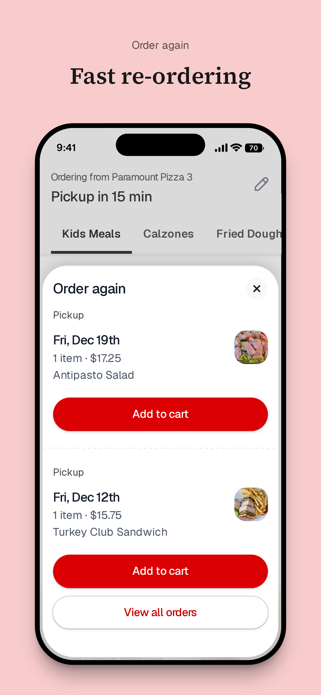 Paramount Pizza To Go screenshot 4