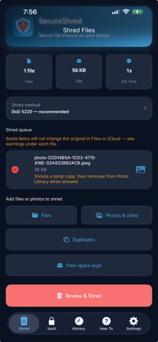SecureShred Screenshot 6 of 9
