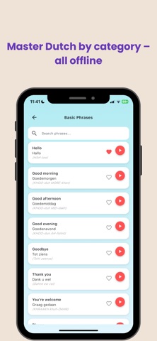 Dutch Phrasebook screenshot