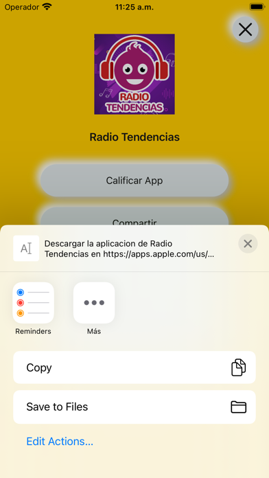 Radio Tendencias Screenshot