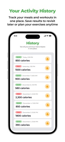 Meal2Motion: Burn Calories iPhone screenshot