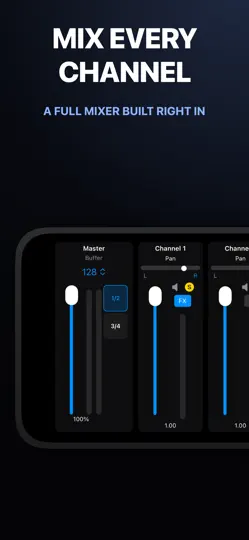 Captura de pantalla de Delay Pedal: AUv3 Plugin en iPhone 2