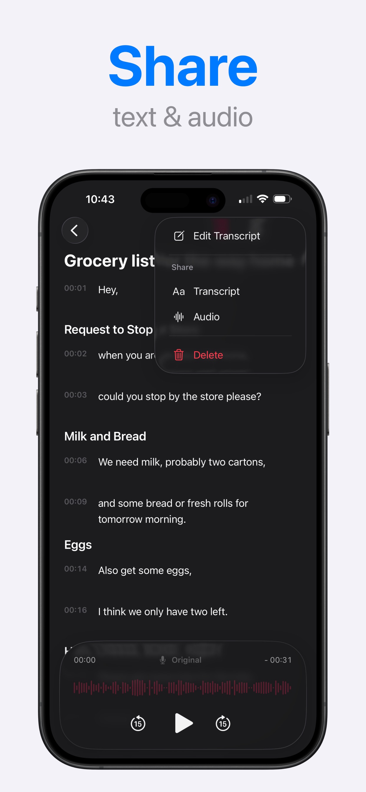 Screenshot 6 of AI Transcribe