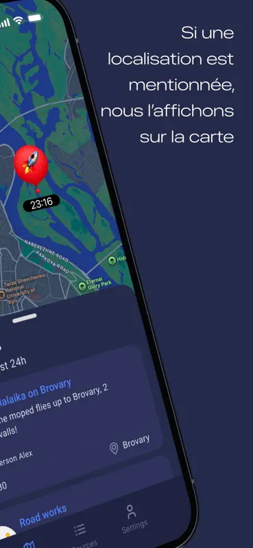 Map Alerts – Alertes Carte screenshot 3 of 4