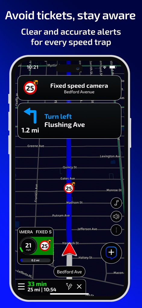 Radarbot: Speed Cameras | GPS - Proactive Route Guidance