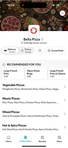 Bella Pizza Lincoln Screenshot 3 of 5