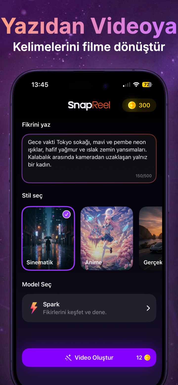 SnapReel: AI Video Oluşturucu screenshot 2