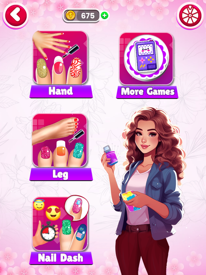 Nail Salon - nail polish games