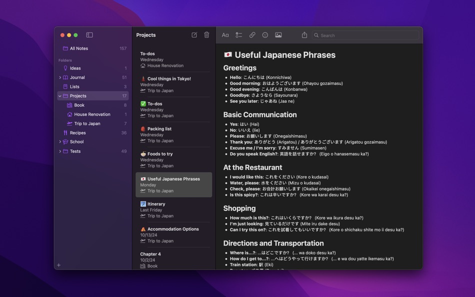 #2. Owl Notes (macOS) Podle: Daniel Barros