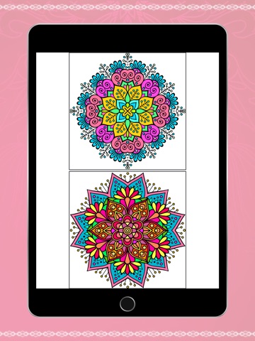 Mandala Color by Number Book iPad screenshot