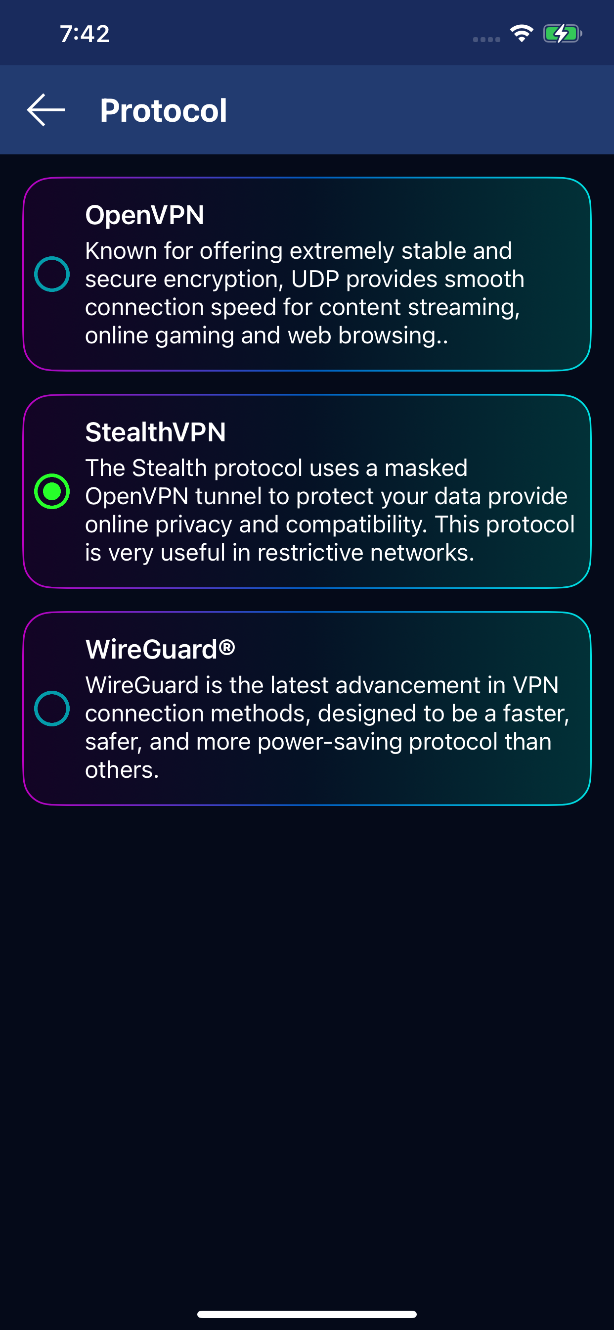 Ustreaming VPN screenshot 4