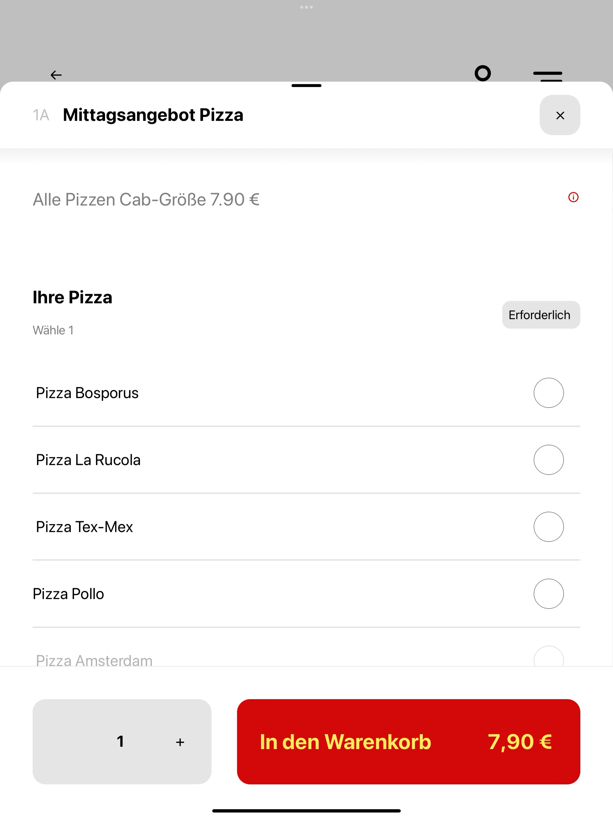 Pizza Cab Lieferservice