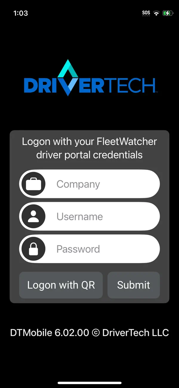 Screenshot #1 pour DriverTech Mobile