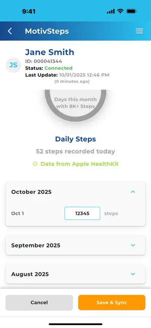 MotivHealth App screenshot 4