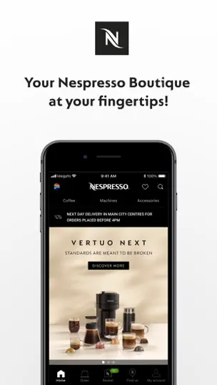 Nespresso Middle East & Africa iPhone Ekran Görüntüsü 1