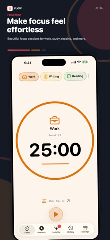 Flow - Focus Timer Screenshot 1 of 9