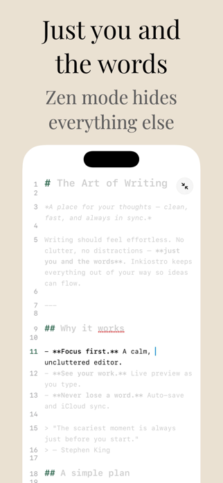 Inkiostro - Markdown Editor Screenshot 3 of 10