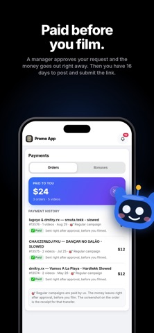 Promo App: Earn from content screenshot 3