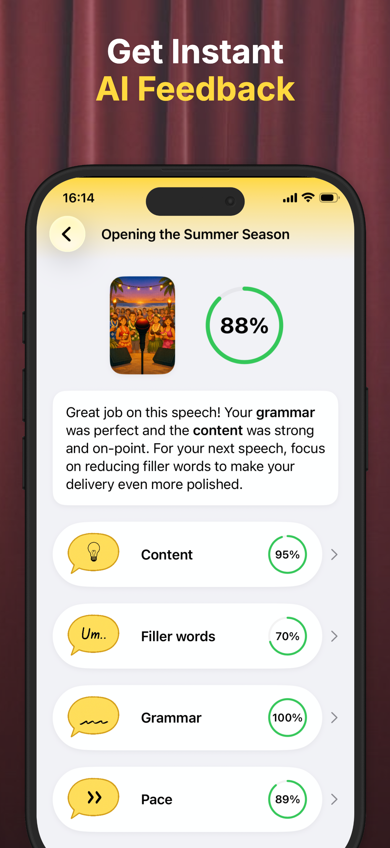 Public Speaking Coach: Babli screenshot 4