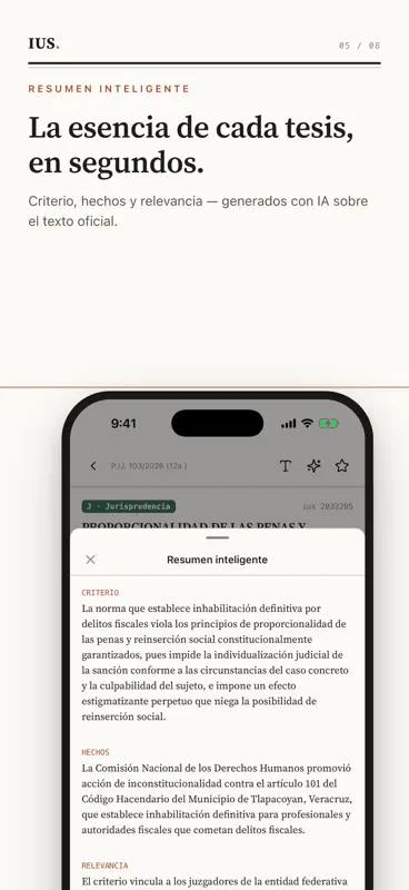 IUS - Tesis y leyes de México screenshot 5 of 8