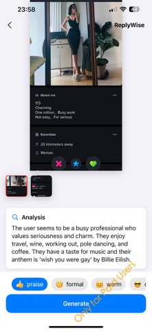 ReplyWise iPhone screenshot