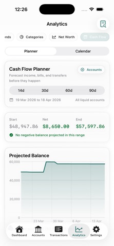 Ledge Personal Finance screenshot