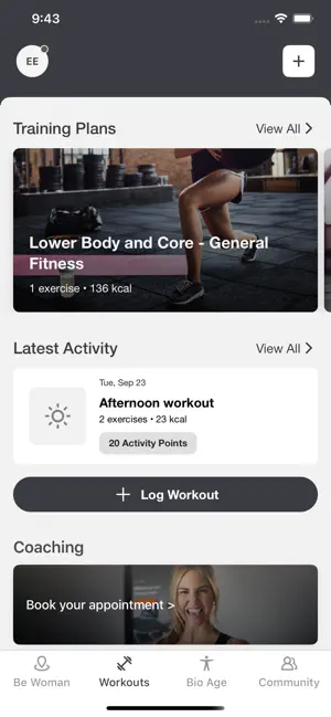 BE Woman Fitness screenshot 3
