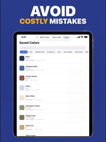 Paint Color Match iPad screenshot