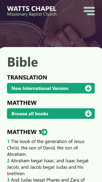 Screenshot 3 of Watts Chapel App