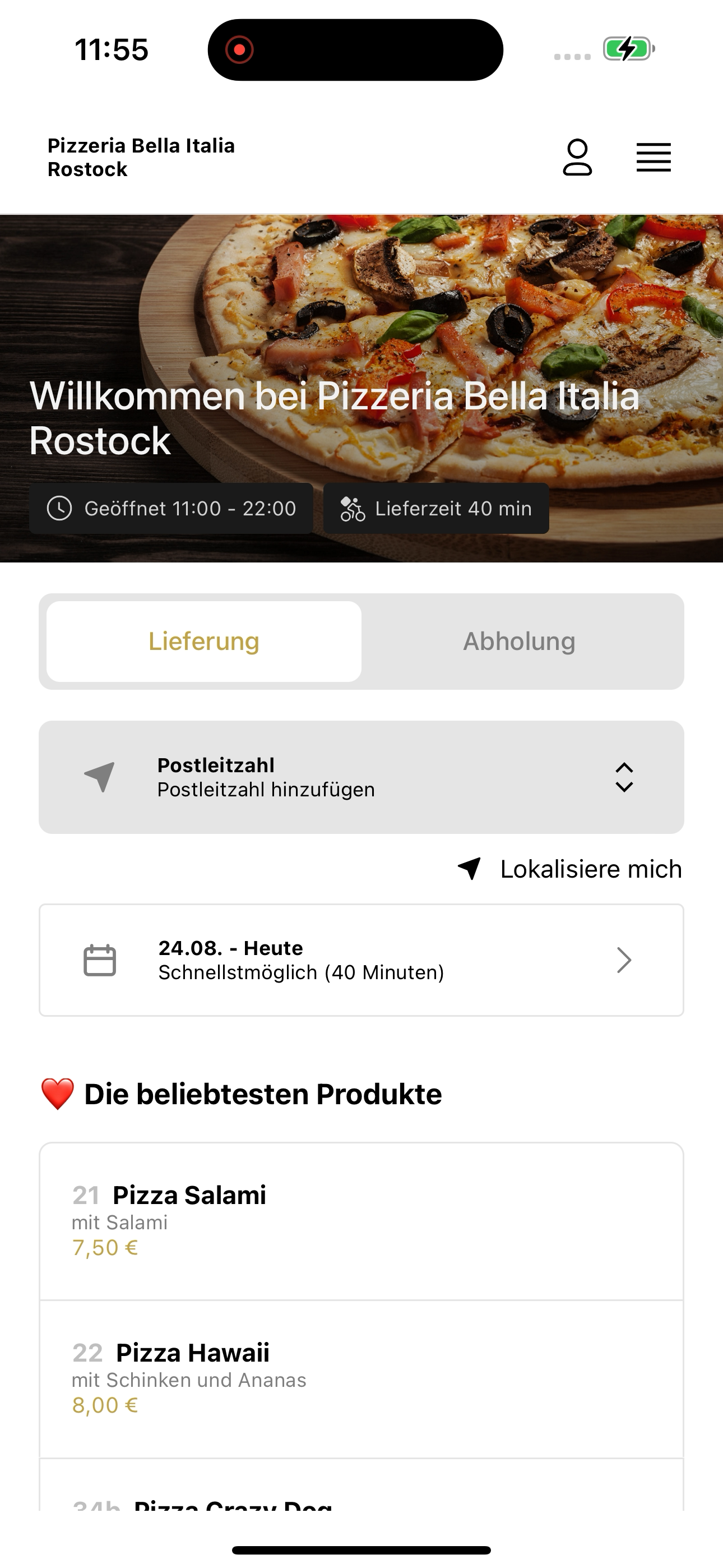 Pizzeria Bella Italia Rostock screenshot 5