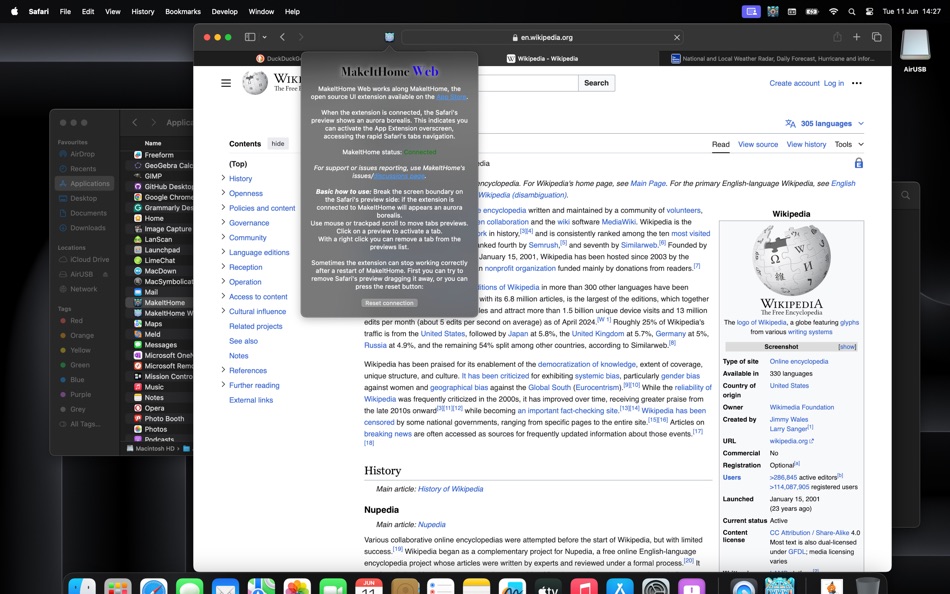 #1. MakeItHome Web (macOS) By: Riccardo Cecchini