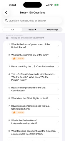 US Citizenship Questions Prep Screenshot 4 of 5