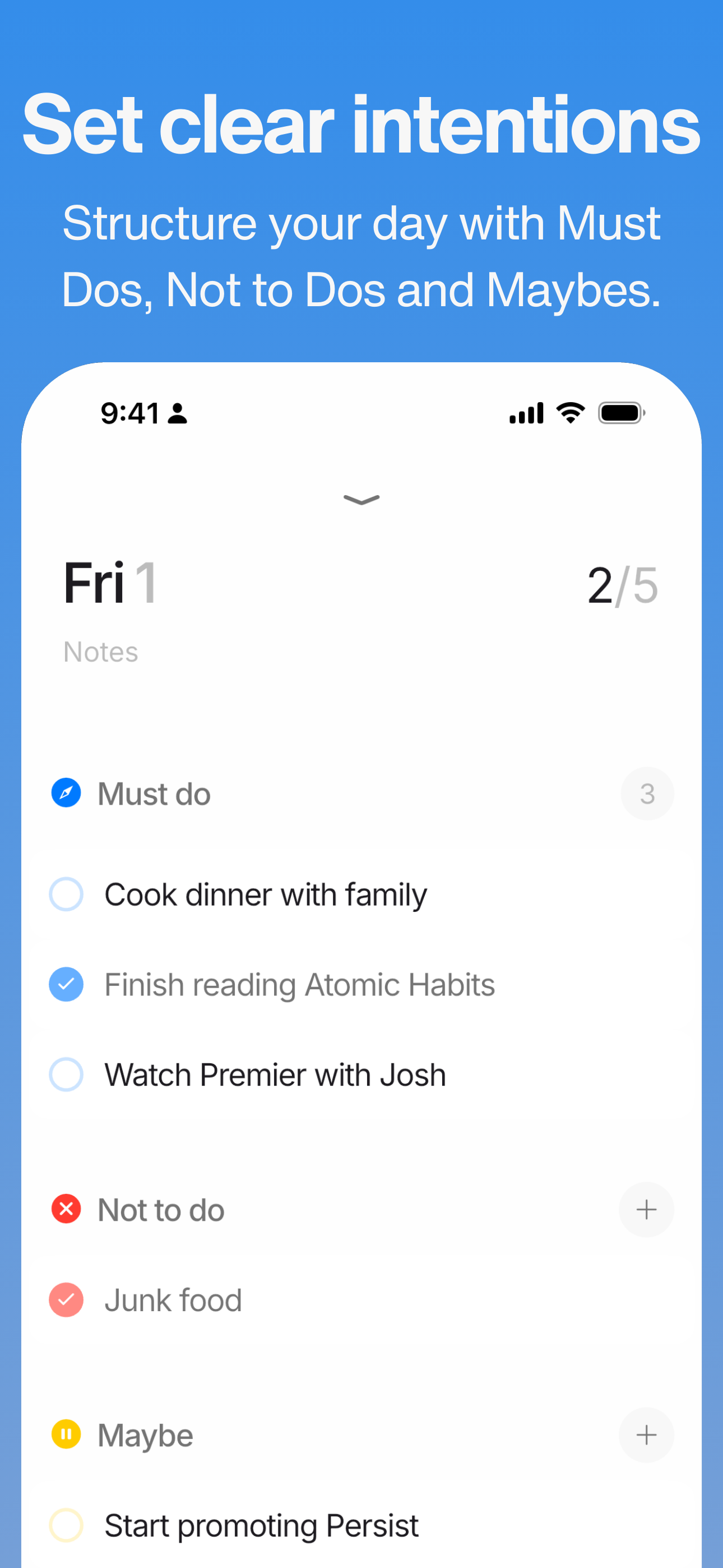 Persist: Better Todos