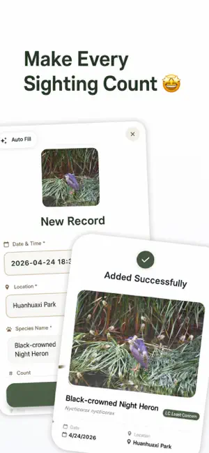 Perchly - Bird Journal screenshot 1