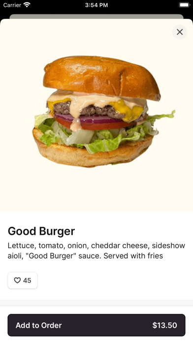 Sideshow Kitchen iPhone screenshot 3 - Food & Drink app