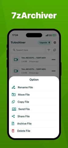 7zArchiver: Zip File Extractor iPhone screenshot