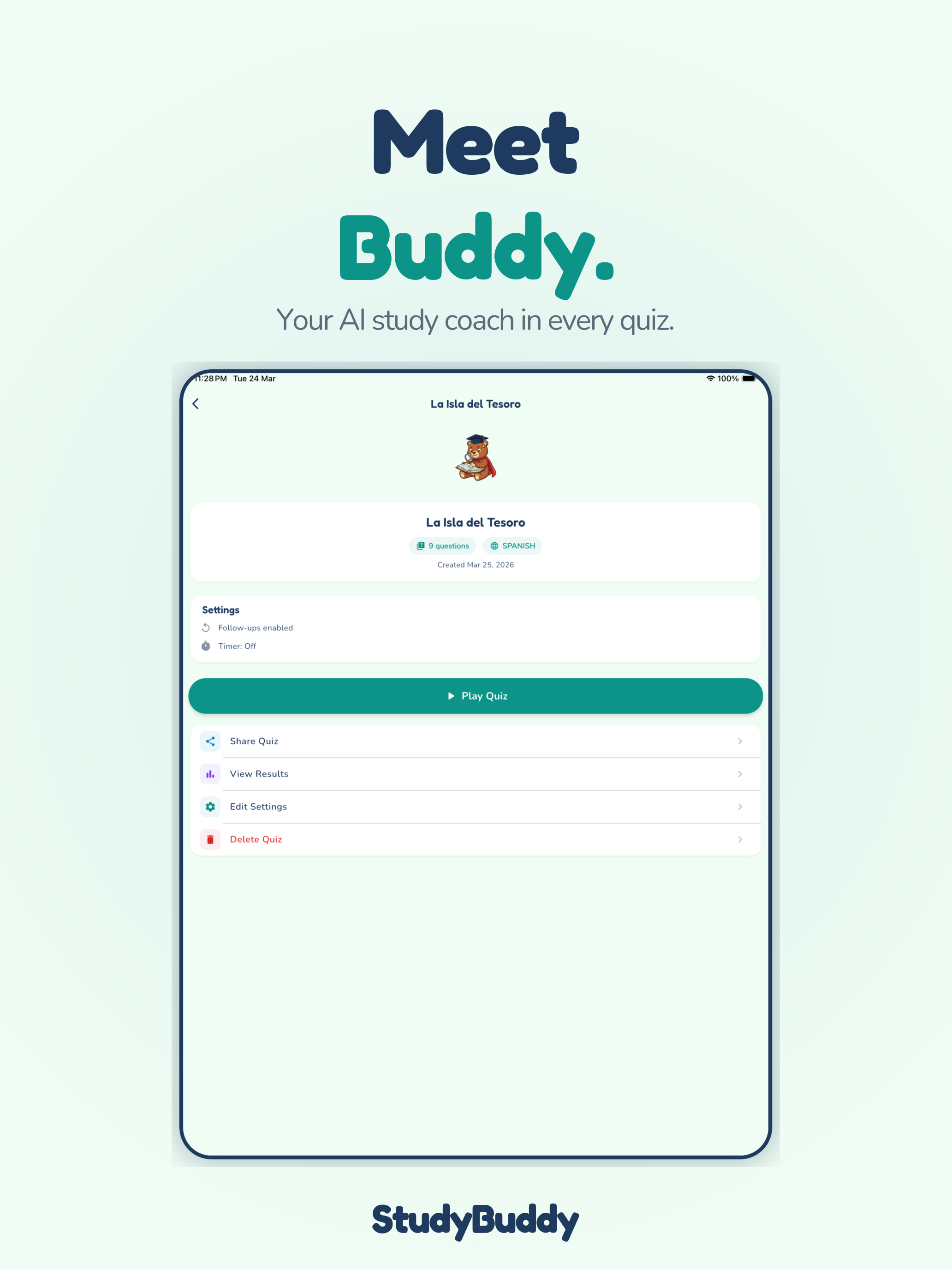 StudyBuddy - AI Quiz Maker screenshot 6