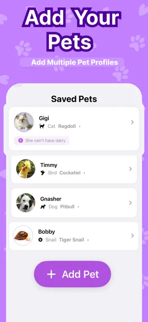 PetBites: Ai Pet Food Tracker screenshot 4