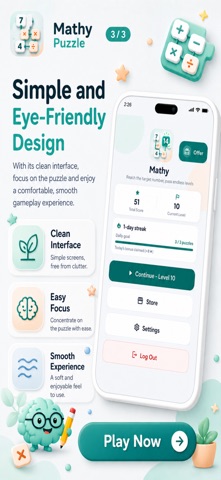 Mathy: Math Puzzle Game Screenshot 1 of 3