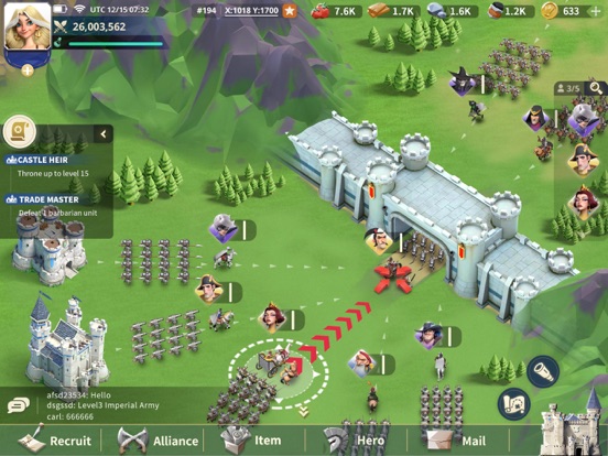 Castle Empire iPad screenshot 5 - Games app