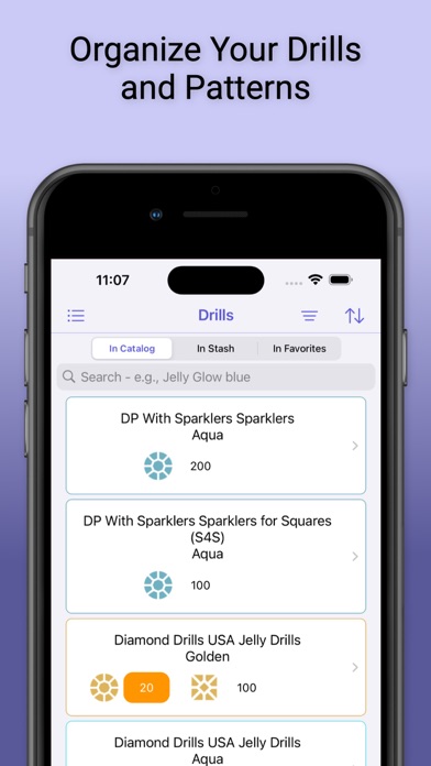 Drillalog: Diamond Painting iPhone screenshot 1 - Lifestyle app